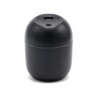 Светодиодный USB увлажнитель Egg с подсветкой, черный-S