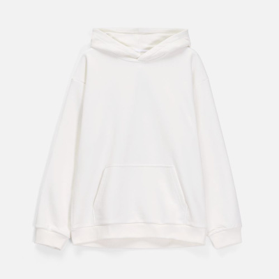 Худи унисекс оверсайз Songo, молочно-белое, размер XS/S