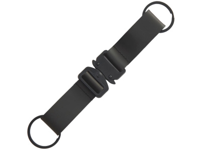 Отстегивающийся брелок-ремувка из эко-кожи Ninja, черный
