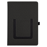 Ежедневник  Smart Wallet Cambric  A5, черный, недатированный, в твердой обложке с поролоном