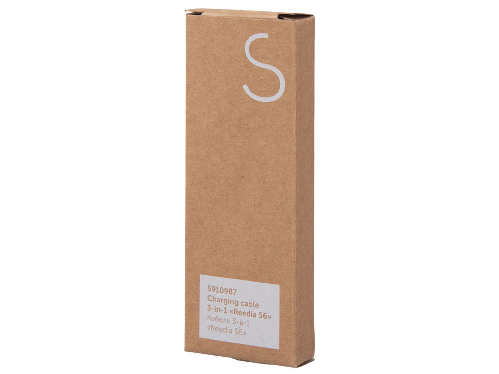 Кабель 3-в-1 с подсветкой лого Reedia S6 Кабель 3-в-1 с подсветкой лого Reedia S6