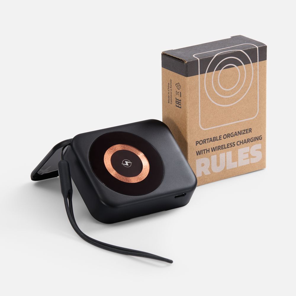 Набор для ухода за гаджетами с беспроводной зарядкой Rules Набор для ухода за гаджетами с беспроводной зарядкой Rules