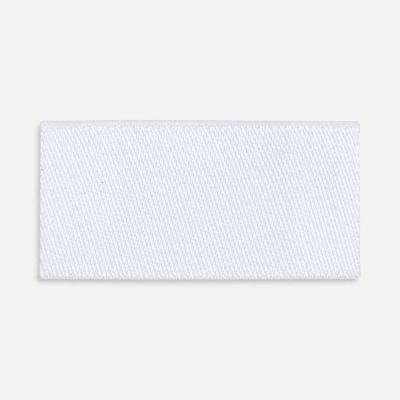 Лейбл тканевый Epsilon, XXS, белый