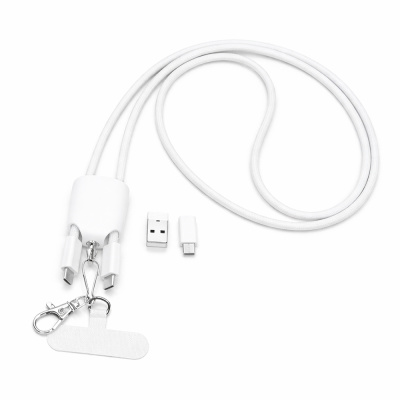 Кабель - ланьярд МультиЛинк 66 Вт, белый