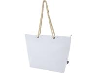 Пляжная сумка-холодильник Panama GRS из переработанных материалов с ручками-шнурками