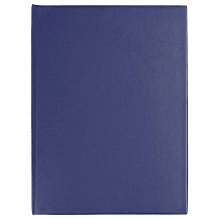 Набор цветных бумажных стикеров Stick and Smile в твердом переплете, 100 листов в блоке, размер 8*10,5*1,5 см, темно-синий