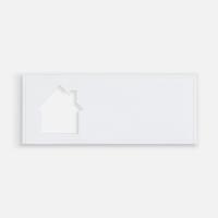 Лейбл из ПВХ с вырубкой «Дом»