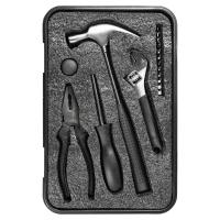Набор инструментов Tools Baltimore черный 6 в 1 в пластиковом футляре