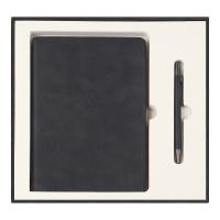 Набор подарочный Solution Superior Duo (ежедневник, ручка), чёрный