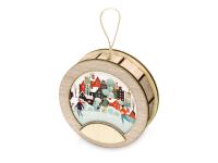 Новогодняя подвеска с подсветкой Шар