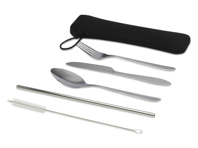 Набор столовых приборов из нержавеющей стали из 5 предметов Sheen - Серебристый