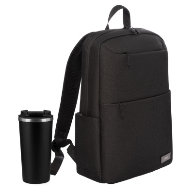 Подарочный набор Palermo, Forst, черный (рюкзак, термокружка) Подарочный набор Palermo, Forst, черный (рюкзак, термокружка)