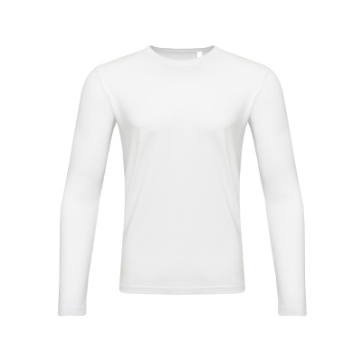 New Gen Футболка с длинным рукавом 180 г/м2 хлопок + лайкра белый XS