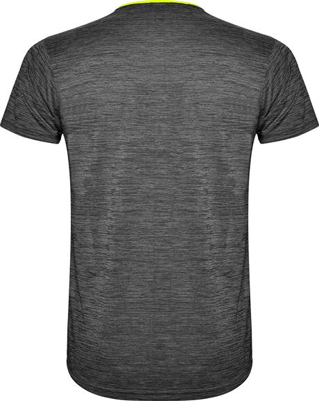 Спортивная футболка ZOLDER мужская, ФЛУОРЕСЦЕНТНЫЙ ЖЕЛТЫЙ/ПЁСТРЫЙ ЧЕРНЫЙ S