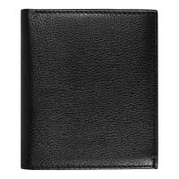 Кошелек с картхолдером Leather Plain, чёрный