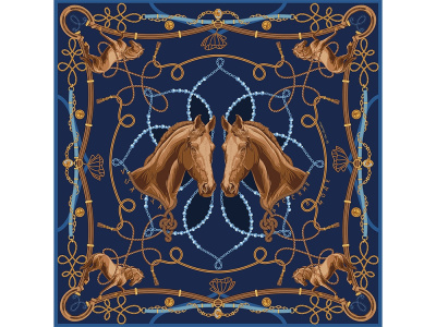 Платок Конный клуб