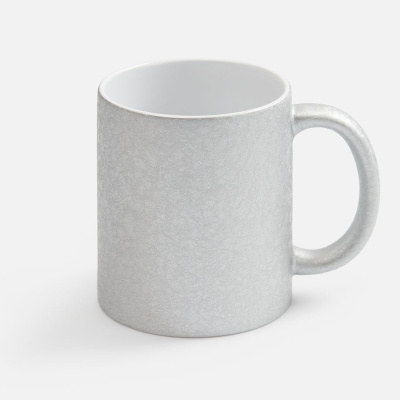 Кружка для сублимационной печати Sagredo, серебристая