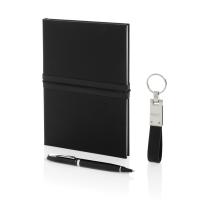 Блокнот Swiss Peak в комплекте с ручкой и брелком