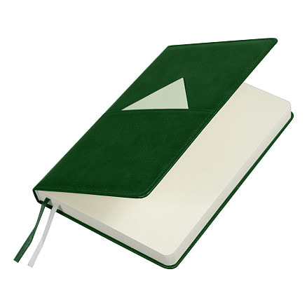Ежедневник Smart Philadelphia Columbus А5, зеленый, недатированный, в твердой обложке с поролоном