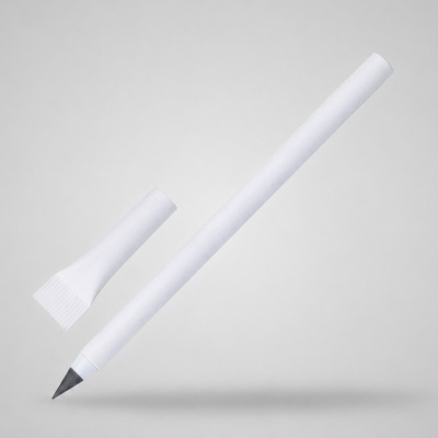 Вечный карандаш из переработанной бумаги Recycled pencil, белый