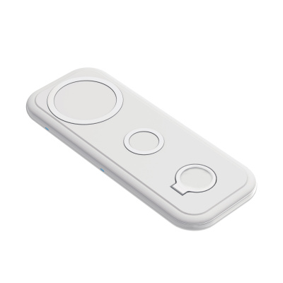 Настольная беспроводная (15W) зарядная станция "Snow Board" для смартфона, часов и наушников Настольная беспроводная (15W) зарядная станция "Snow Board" для смартфона, часов и наушников