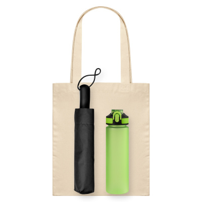 Подарочный набор Леванте (Levante), салатовый (зонт, спортбутылка, шоппер)