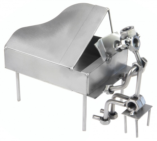 Пианист-виртуоз Фигурки из металла HINZ & KUNST