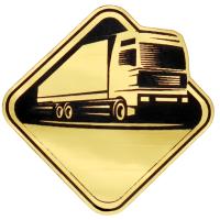 Шильд-наклейка фура, золото