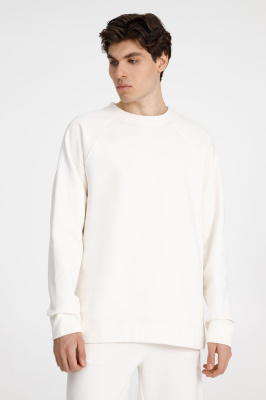 Свитшот унисекс S1, молочно-белый, размер XS/S