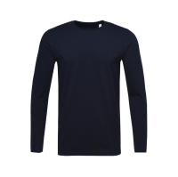 New Gen Футболка с длинным рукавом 180 г/м2 хлопок + лайкра т.синий