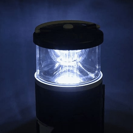 Набор инструментов Tools lantern cо встроенной лампой, 15 инструментов, черный, в пластиковом футляре