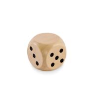 Schima wooden dice 3cm dia