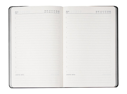 Ежедневник City Soft А5, темно-синий, недатированный, в твердой обложке с поролоном