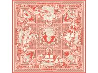 Платок Русская резьба по кости