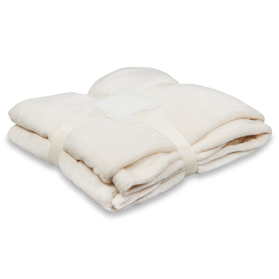 Плед флисовый SUPER SOFT COMFORT TRAVEL, бежевый