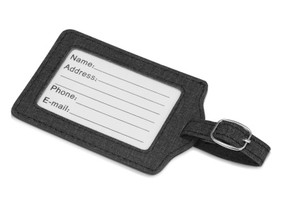 Багажная бирка Consul, темно-серый Багажная бирка Consul, темно-серый