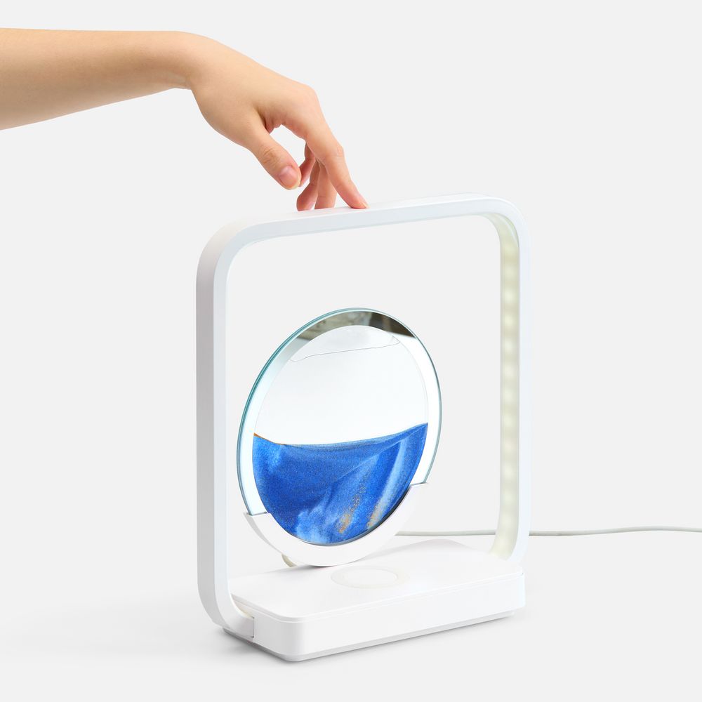 Интерьерный светильник с беспроводной зарядкой Sandflow Интерьерный светильник с беспроводной зарядкой Sandflow