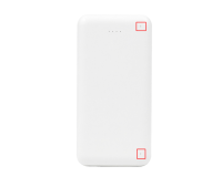 Внешний аккумулятор (powerbank) «Amper», 10 000 mAH, 5V 2.0 A, белый