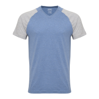 Футболка МУЖ меланж/голубой 10101