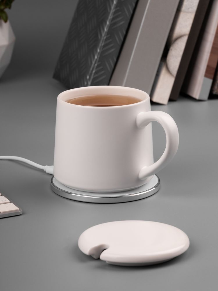 Кружка с подогревом и беспроводной зарядкой dualBase ver. 2.0 Matt Кружка с подогревом и беспроводной зарядкой dualBase ver. 2.0 Matt