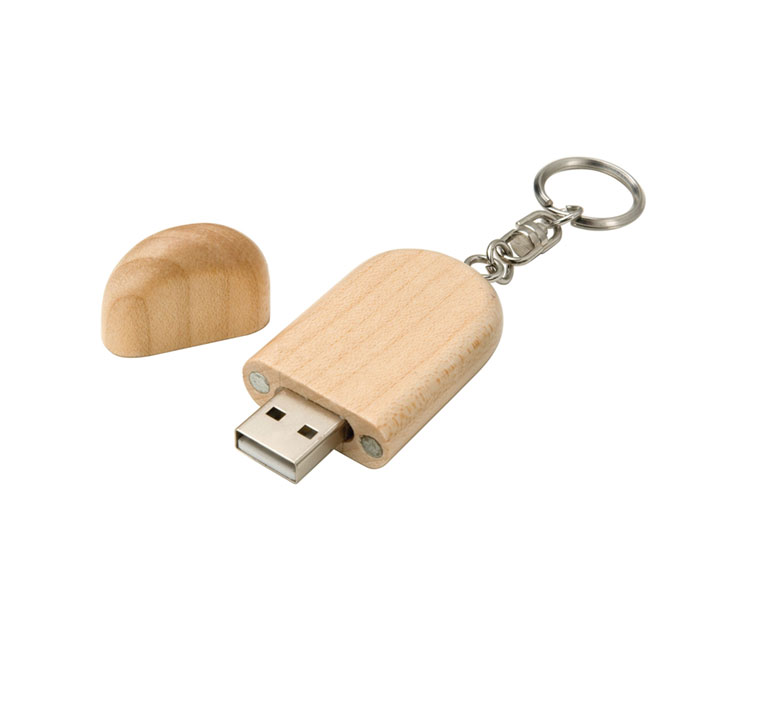 Флеш накопитель USB 2.0 Maple 32GB, орех, коричневый/коричневый