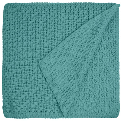 Плед Serenita, бирюзовый (тиффани)