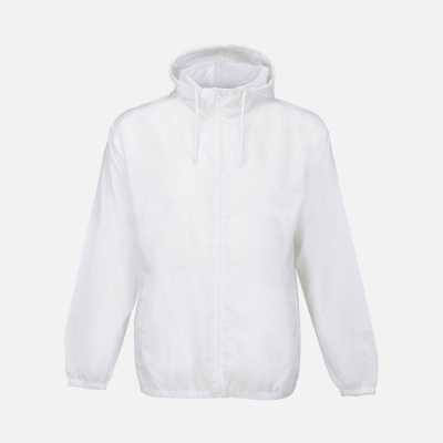 Ветровка унисекс Shield, белая, размер XS