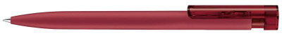 Шариковая ручка Senator с нажимным механизмом "Liberty Soft Touch" (Темно-красный)