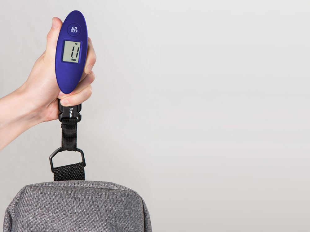 Багажные весы с покрытием soft-touch Gravity Багажные весы с покрытием soft-touch Gravity