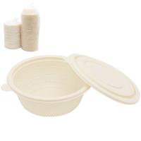 Набор контейнеров (супница) из кукурузного крахмала,  400 мл (50 шт)