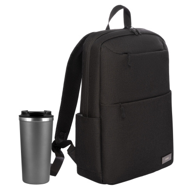 Подарочный набор Palermo, Forst, черный/серый (рюкзак, термокружка) Подарочный набор Palermo, Forst, черный/серый (рюкзак, термокружка)