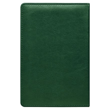 Ежедневник City Buffalino А5, недатированный, в твердой обложке с поролоном, зеленый