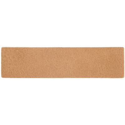 Лейбл кожаный Pasek, S, бежевый