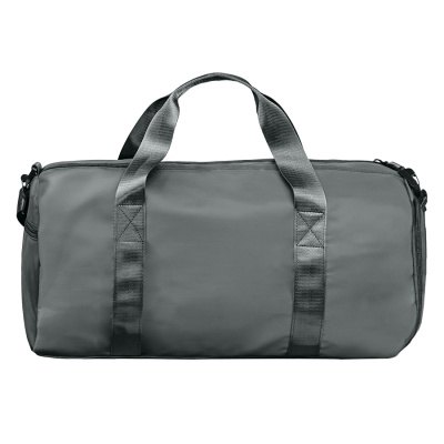 Сумка спортивная "Gym"; серая; 45х21х20 см;  из водостойкого материала.
